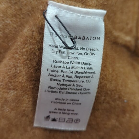 Aritzia Babaton | Adichie Oversized turtleneck Sweater Constant Camel - Picture 9 of 10